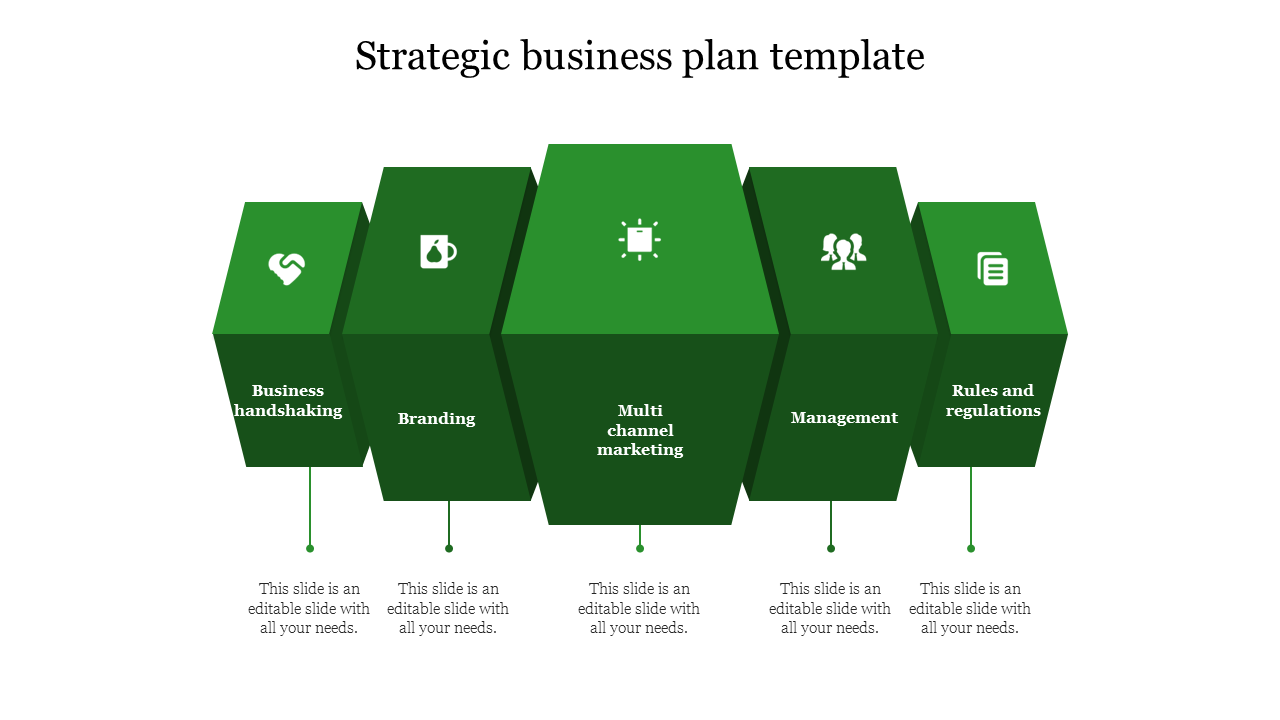 Free - Alluring Strategic Business Plan Template Presentation
